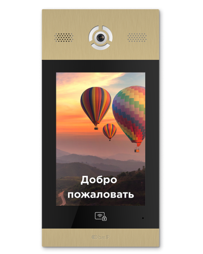AA-14FB GOLD. Вызывная панель подъездного IP-домофона. BAS-IP в Коломне