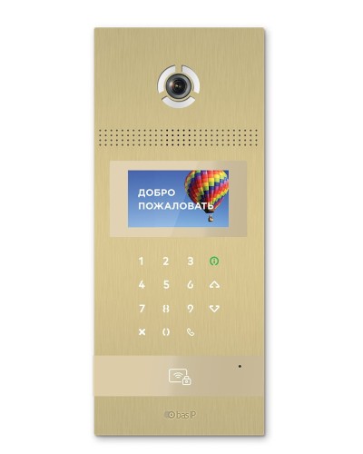 AA-12FB GOLD. Вызывная панель подъездного IP-домофона. BAS-IP в Коломне