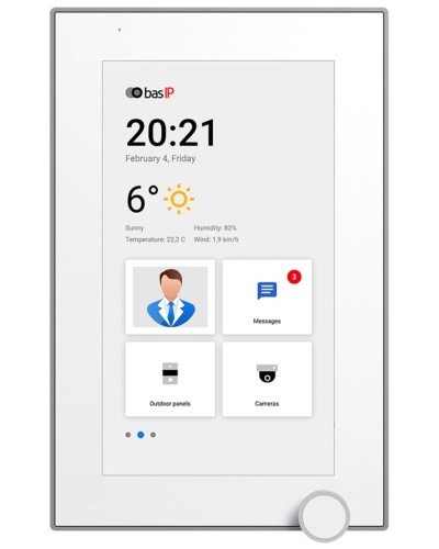 AZ-07L WHITE. Монитор IP-видеодомофона цветной. BAS-IP в Коломне