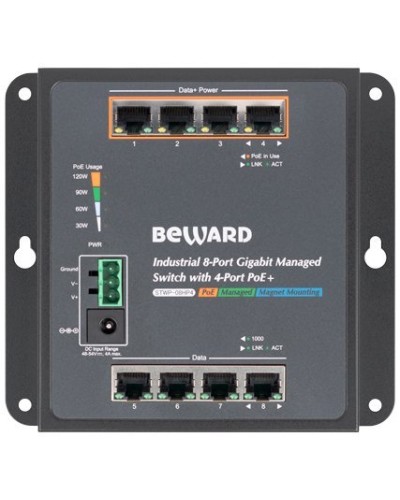 STWP-08HP4. Коммутатор 8-портовый. Beward в Коломне