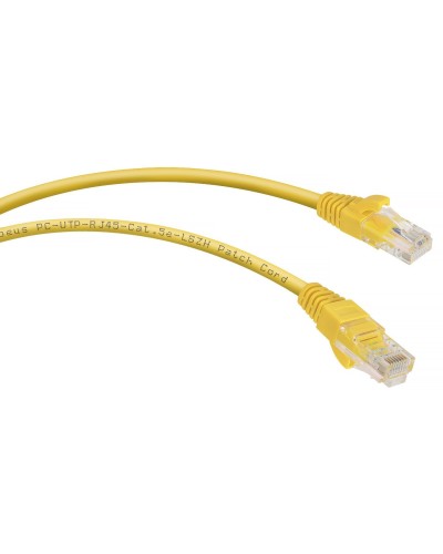 PC-UTP-RJ45-Cat.5e-2m-YL-LSZH (9499c), желтый. Патч-корд медный. CABEUS в Коломне