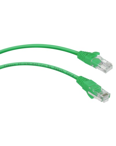 PC-UTP-RJ45-Cat.5e-5m-GN (7457c), зелёный. Патч-корд медный. CABEUS в Коломне