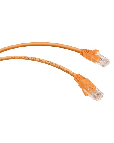 PC-UTP-RJ45-Cat.5e-0.3m-OR-LSZH (9519c), оранжевый. Патч-корд медный. CABEUS в Коломне
