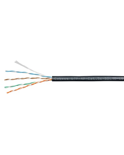 UTP-4P-Cat.5e-SOLID-LSZH-BK (9781c). Кабель «витая пара» (LAN) для структурированных систем связи. CABEUS в Коломне