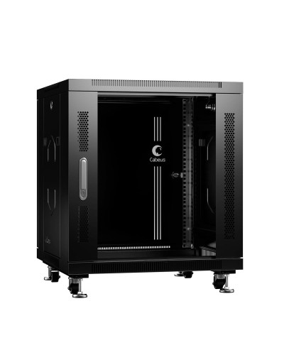 SH-05C-12U60/60-BK (8554c). Шкаф телекоммуникационный 19 напольный 12U. CABEUS в Коломне