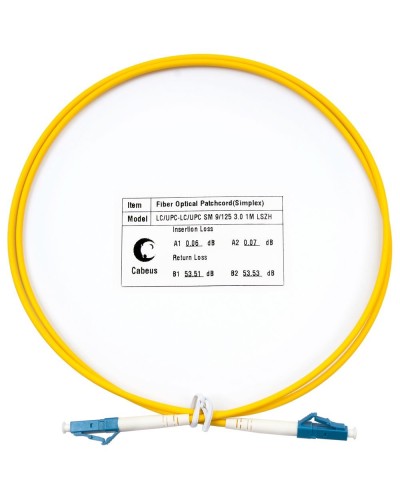 FOP(s)-9-LC-LC-0,5m (8807c). Патч-корд оптический. CABEUS в Коломне