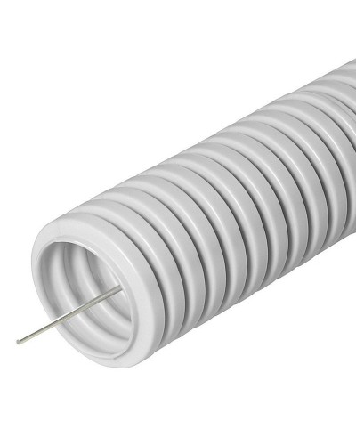 FCPL-20-PVC-100-1-GY (11228c): Труба гофрированная гибкая, лёгкая с протяжкой в Коломне
