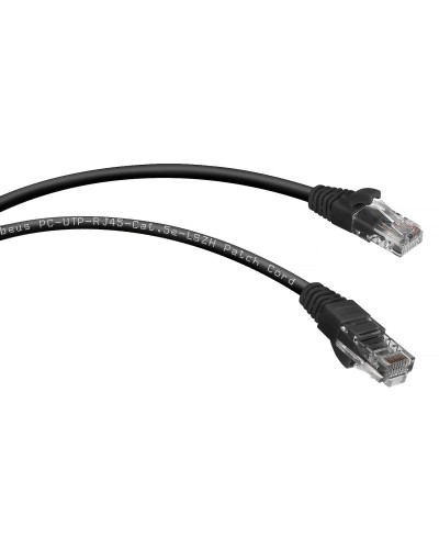 PC-UTP-RJ45-Cat.5e-0.3m-BK-LSZH (9535c), чёрный. Патч-корд медный. CABEUS в Коломне