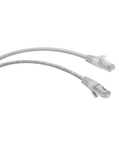 PC-SSTP-RJ45-Cat.6a-10m-LSZH (7906c), серый. Патч-корд медный. CABEUS в Коломне
