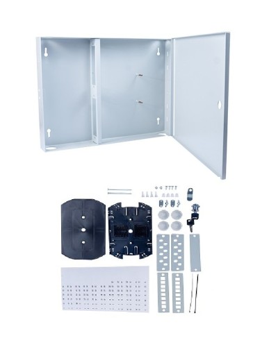 FO-WL-16-SC/2LC/FC/ST-FP-K (12302c). Бокс оптический настенный. CABEUS в Коломне