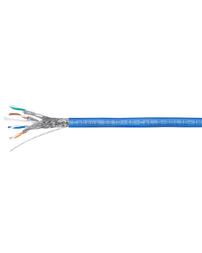 SSTP-4P-Cat.8-SOLID-IN-LSZH-BL (7750c). Кабель «витая пара» (LAN) для структурированных систем связи. CABEUS в Коломне