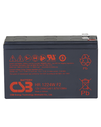 CSB HR 1224W F2 F1. Аккумулятор герметичный свинцово-кислотный. CSB в Коломне