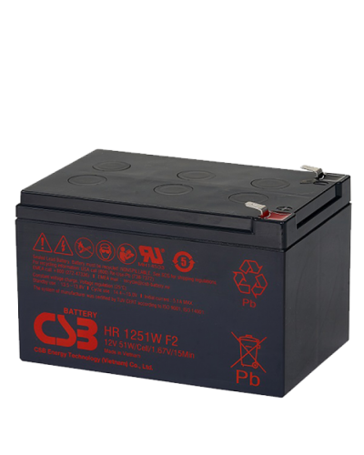 CSB HR 1251W. Аккумулятор герметичный свинцово-кислотный. CSB в Коломне