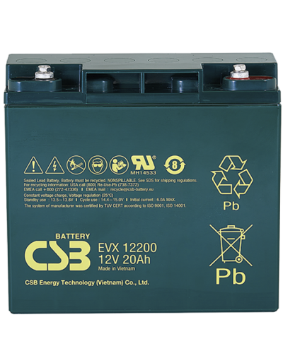 CSB EVX 12200. Аккумулятор герметичный свинцово-кислотный. CSB в Коломне