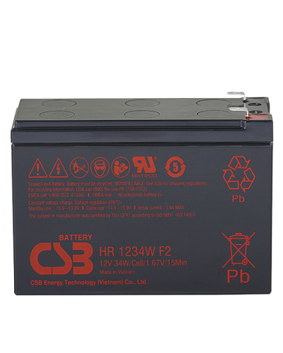 CSB HR 1234W. Аккумулятор герметичный свинцово-кислотный. CSB в Коломне