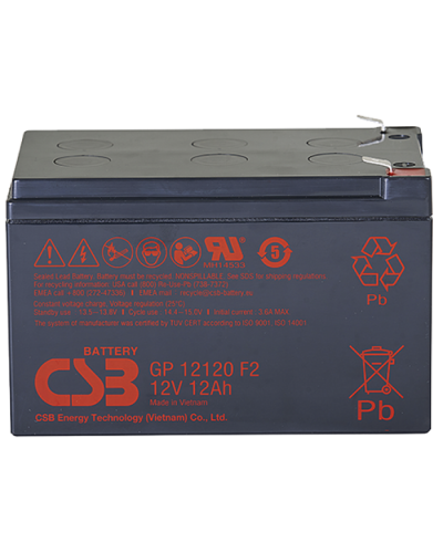 CSB GP 12120. Аккумулятор герметичный свинцово-кислотный. CSB в Коломне