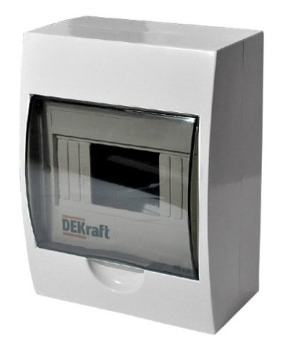ЩРН-П-6 IP41 настенный (31009DEK). Щиток модульный с прозрачной дверцей. DEKraft в Коломне