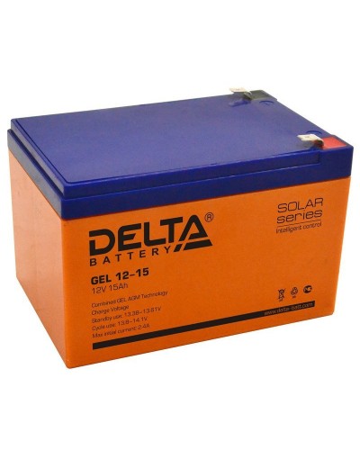 Delta GEL 12-15. Аккумулятор герметичный свинцово-кислотный. Delta в Коломне