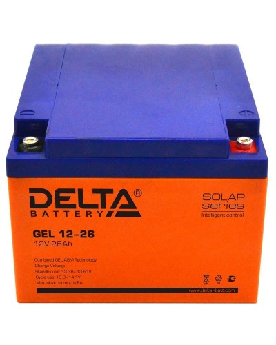 Delta GEL 12-26. Аккумулятор герметичный свинцово-кислотный. Delta в Коломне