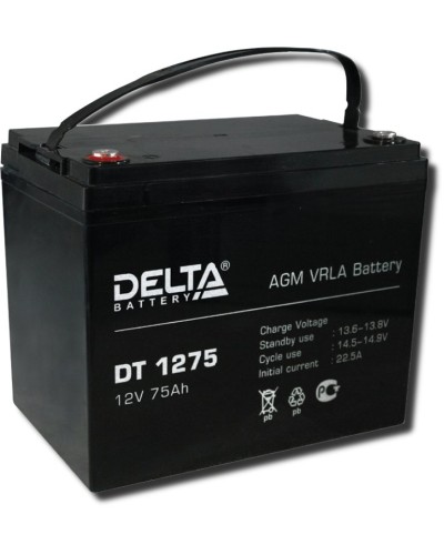 Delta DT 1275. Аккумулятор герметичный свинцово-кислотный. Delta в Коломне