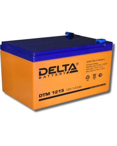 Delta DTM 1215. Аккумулятор герметичный свинцово-кислотный. Delta в Коломне