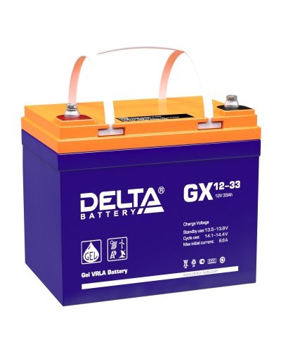 Delta GX 12-33. Аккумулятор герметичный свинцово-кислотный. Delta в Коломне