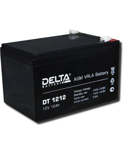 Delta DT 1212. Аккумулятор герметичный свинцово-кислотный. Delta в Коломне