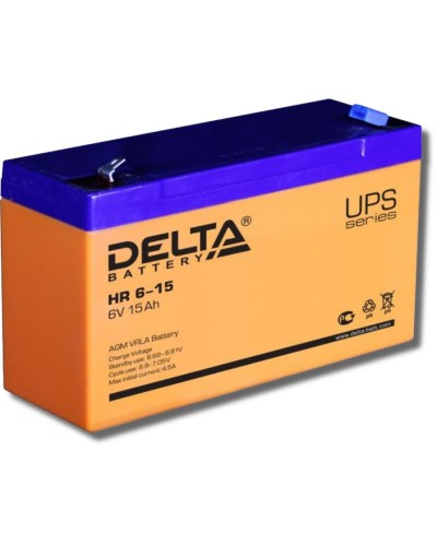 Delta HR 6-15. Аккумулятор герметичный свинцово-кислотный. Delta в Коломне