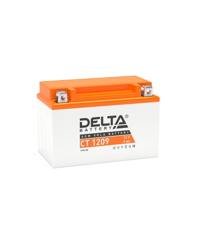 Delta CT 1209. Аккумулятор герметичный свинцово-кислотный стартерный. Delta в Коломне