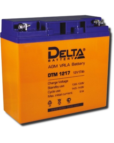 Delta DTM 1217. Аккумулятор герметичный свинцово-кислотный. Delta в Коломне