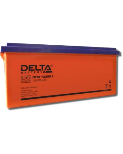 Delta DTM 12250 L. Аккумулятор герметичный свинцово-кислотный. Delta в Коломне