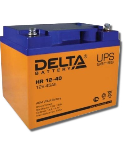 Delta HR 12-40. Аккумулятор герметичный свинцово-кислотный. Delta в Коломне