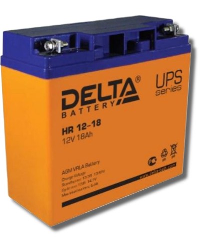 Delta HR 12-18. Аккумулятор герметичный свинцово-кислотный. Delta в Коломне
