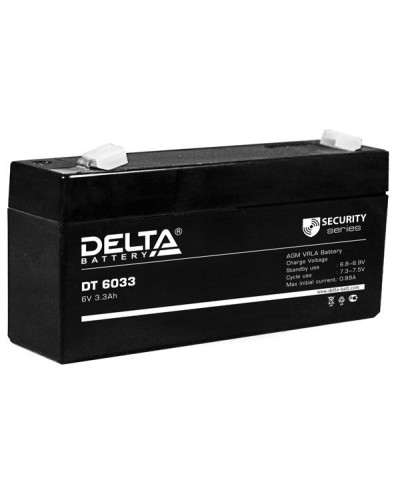 Delta DT 6033 (125мм). Аккумулятор герметичный свинцово-кислотный. Delta в Коломне