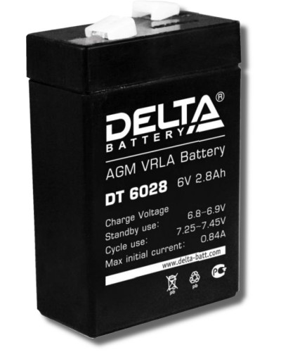 Delta DT 6028. Аккумулятор герметичный свинцово-кислотный. Delta в Коломне