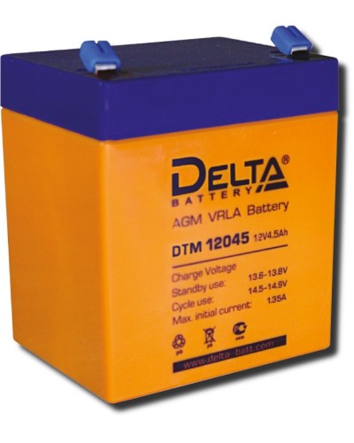 Delta DTM 12045. Аккумулятор герметичный свинцово-кислотный. Delta в Коломне