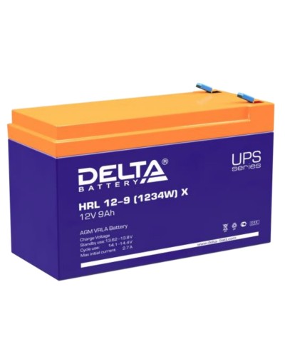 Delta HRL 12-9 X (1234W). Аккумулятор герметичный свинцово-кислотный. Delta в Коломне