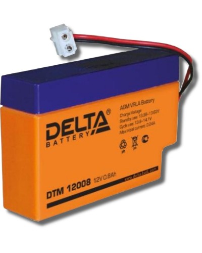 Delta DTM 12008. Аккумулятор герметичный свинцово-кислотный. Delta в Коломне