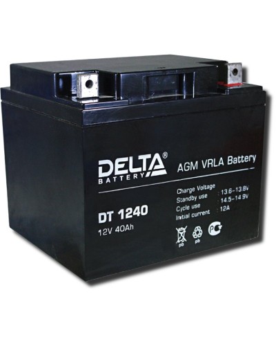 Delta DT 1240. Аккумулятор герметичный свинцово-кислотный. Delta в Коломне