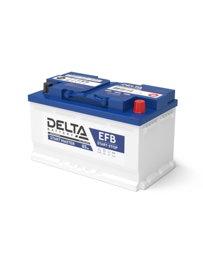 Delta START MASTER EFB 1285 (85 Ah). Аккумулятор автомобильный герметичный свинцово-кислотный. Delta в Коломне