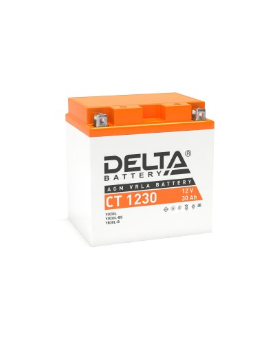 Delta CT 1230. Аккумулятор герметичный свинцово-кислотный стартерный. Delta в Коломне