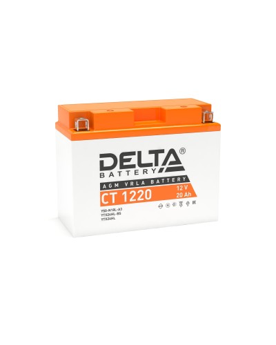Delta CT 1220. Аккумулятор герметичный свинцово-кислотный стартерный. Delta в Коломне