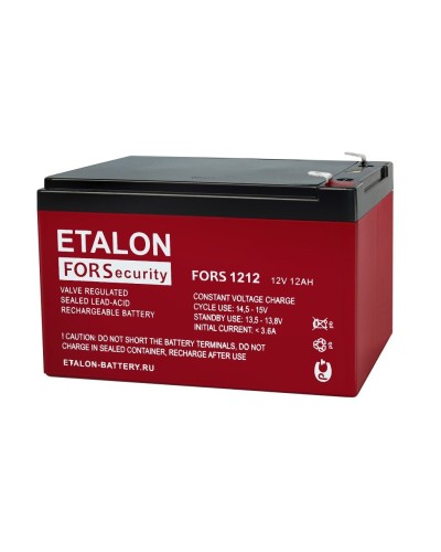 ETALON FORS 1212. Аккумулятор герметичный свинцово-кислотный. ETALON в Коломне