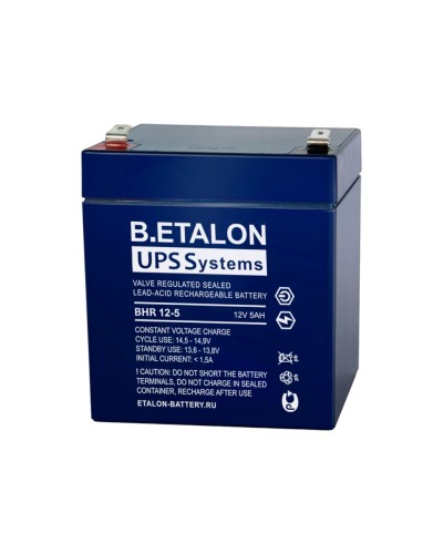 B.ETALON BHR 12-5. Аккумулятор герметичный свинцово-кислотный. ETALON в Коломне