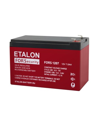 ETALON FORS 1207. Аккумулятор герметичный свинцово-кислотный. ETALON в Коломне
