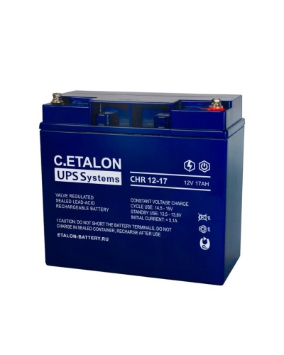 C.ETALON CHR 12-17. Аккумулятор герметичный свинцово-кислотный. ETALON в Коломне
