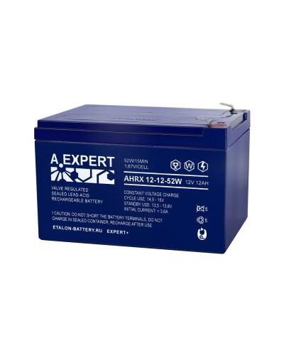 A.EXPERT AHRX 12-12-52W. Аккумулятор герметичный свинцово-кислотный. EXPERT в Коломне