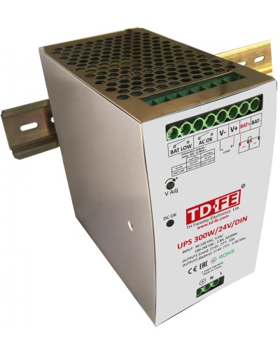 UPS 300W/24V/DIN. Источник вторичного электропитания резервированный. FARADAY в Коломне