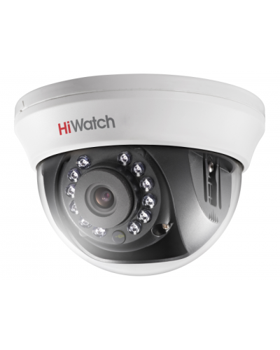 DS-T201(B) (3.6мм). Бюджетная видеокамера мультиформатная купольная. HiWatch в Коломне