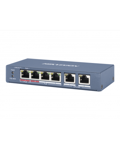 DS-3E0106HP-E. Коммутатор с питанием POE. Hikvision в Коломне